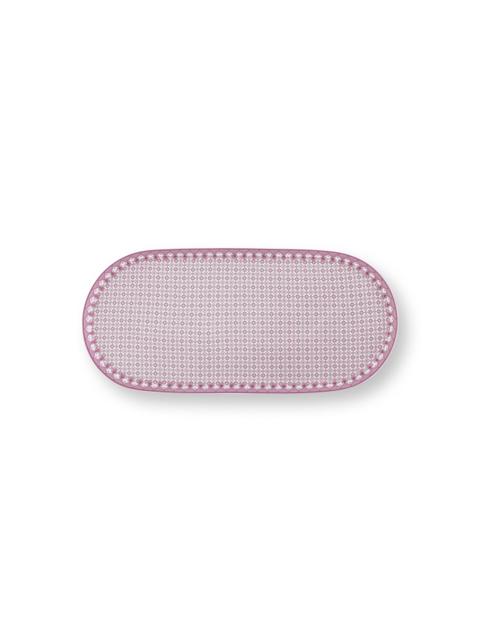 Lily & Lotus Tablett für Milch und Zucker Tiles Lilac, 25 x 12 cm Lily & Lotus Tablett für Milch und Zucker Tiles Lilac, 25 x 12 cm