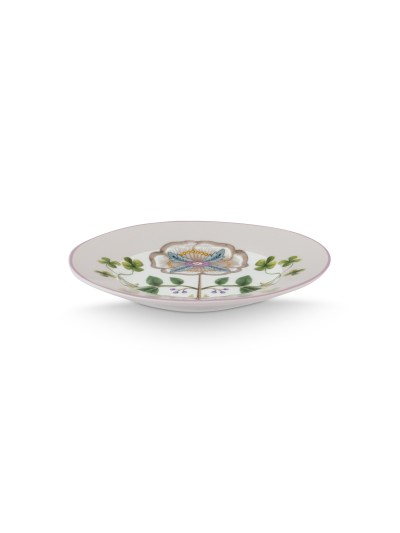 Lily & Lotus Off White Teller, Petit Four 12 cm