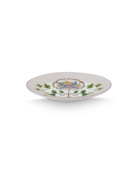 Lily & Lotus Off White Teller, Petit Four 12 cm