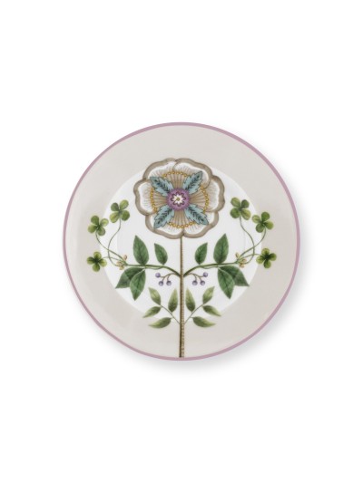 Lily & Lotus Off White Teller, Petit Four 12 cm