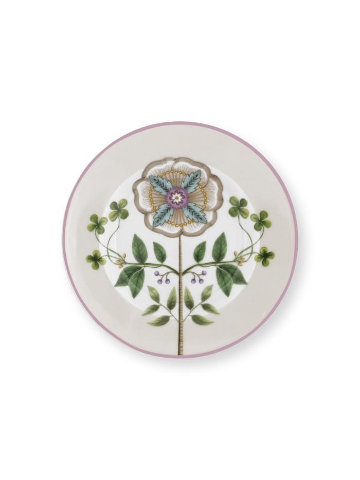 Lily & Lotus Off White Teller, Petit Four 12 cm