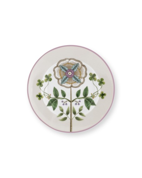 Lily & Lotus Off White Teller, Petit Four 12 cm