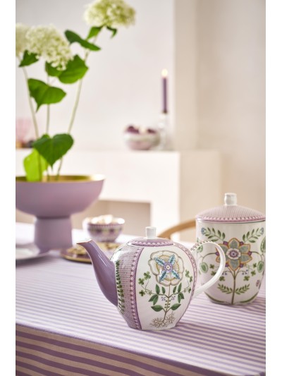 Lily & Lotus Kaffee - oder Teekanne 1,6 ltr. Tiles Lilac