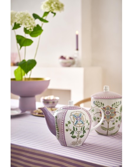 Lily & Lotus Kaffee - oder Teekanne 1,6 ltr. Tiles Lilac