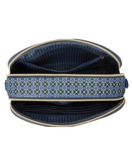 Pip Studio Umhängetasche - Handtasche Frida, Medium Blue 26,5 x 5 x 16,5 cm