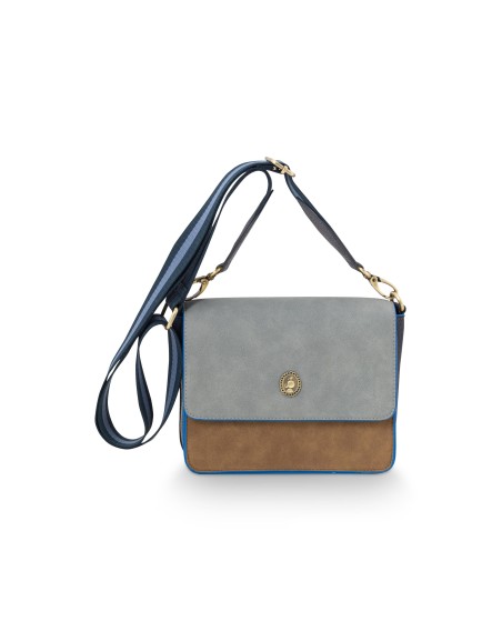 Pip Studio Umhängetasche - Handtasche Fenna, Flap Small Blue 19 x 6 x 16 cm