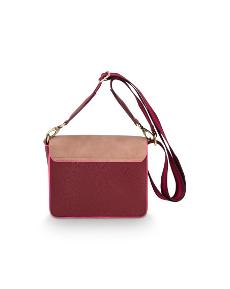 Pip Studio Umhängetasche - Handtasche Fenna, Flap Small Red 19 x 6 x 16 cm