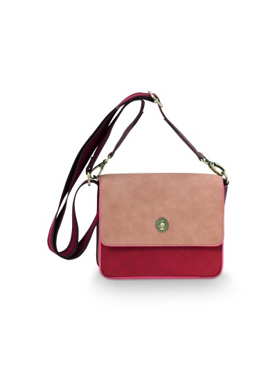 Pip Studio Umhängetasche - Handtasche Fenna, Flap Small Red 19 x 6 x 16 cm