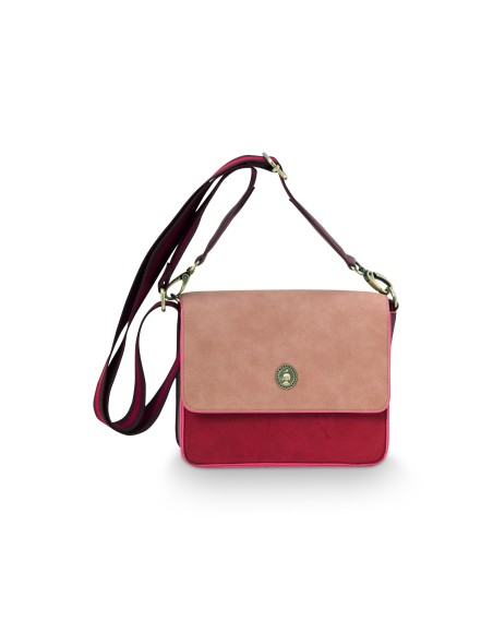 Pip Studio Umhängetasche - Handtasche Fenna, Flap Small Red 19 x 6 x 16 cm