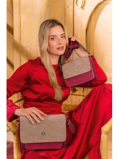 Pip Studio Umhängetasche - Handtasche Fenna, Flap Small Red 19 x 6 x 16 cm Pip Studio Umhängetasche - Handtasche Fenna, Flap Small Red 19 x 6 x 16 cm