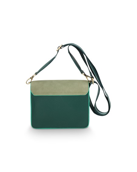 Pip Studio Umhängetasche - Handtasche Fenna, Flap Small Green 19 x 6 x 16 cm
