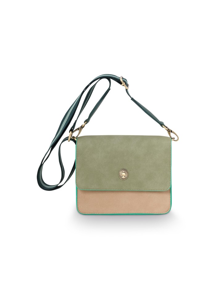 Pip Studio Umhängetasche - Handtasche Fenna, Flap Small Green 19 x 6 x 16 cm Pip Studio Umhängetasche - Handtasche Fenna, Flap Small Green 19 x 6 x 16 cm