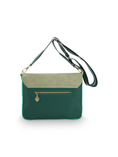 Pip Studio Umhängetasche - Handtasche Fenna, Flap Medium Green 25 x 7 x 20 cm Pip Studio Umhängetasche - Handtasche Fenna, Flap Medium Green 25 x 7 x 20 cm