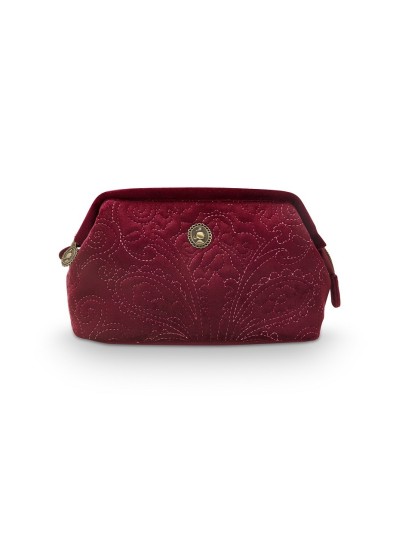 Kosmetiktasche Small Velvet Quiltey Days Red 19 x 12 x 8,5 cm Kosmetiktasche Small Velvet Quiltey Days Red 19 x 12 x 8,5 cm