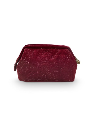 Kosmetiktasche Small Velvet Quiltey Days Red 19 x 12 x 8,5 cm Kosmetiktasche Small Velvet Quiltey Days Red 19 x 12 x 8,5 cm