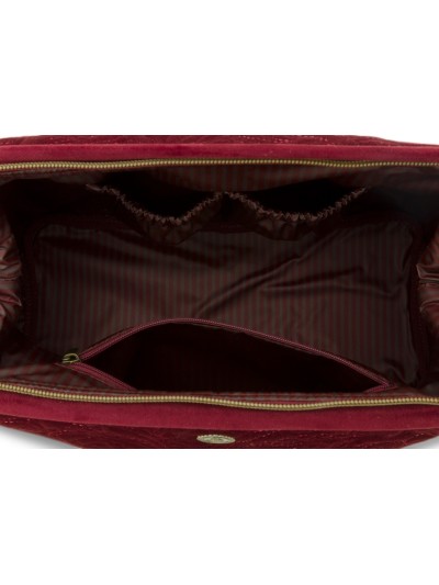 Kosmetiktasche Large Velvet Quiltey Days Red 30 x 20,7 x 10 cm Kosmetiktasche Large Velvet Quiltey Days Red 30 x 20,7 x 10 cm