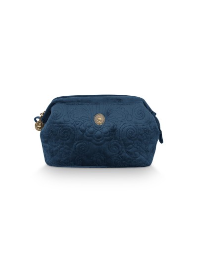 Kosmetiktasche Small Velvet Quiltey Days Blue 19 x 12 x 8,5 cm