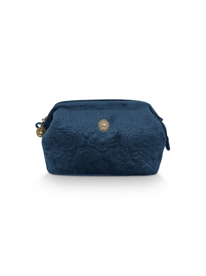 Kosmetiktasche Small Velvet Quiltey Days Blue 19 x 12 x 8,5 cm Kosmetiktasche Small Velvet Quiltey Days Blue 19 x 12 x 8,5 cm