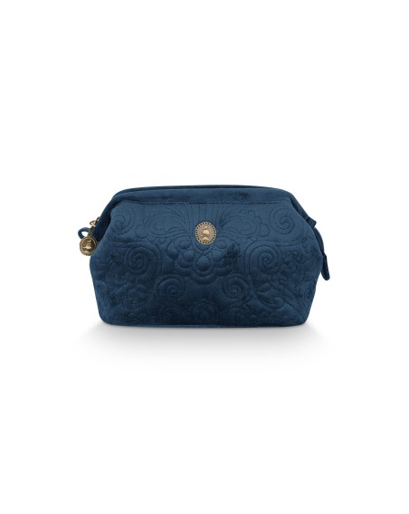 Kosmetiktasche Small Velvet Quiltey Days Blue 19 x 12 x 8,5 cm