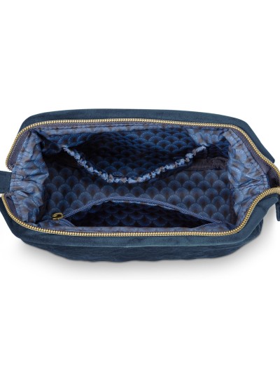 Kosmetiktasche Small Velvet Quiltey Days Blue 19 x 12 x 8,5 cm Kosmetiktasche Small Velvet Quiltey Days Blue 19 x 12 x 8,5 cm