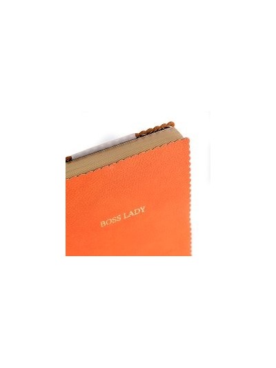 Notizbuch Schreibkladde "Boss Lady" Majoie, Orange, A5 240 Seiten