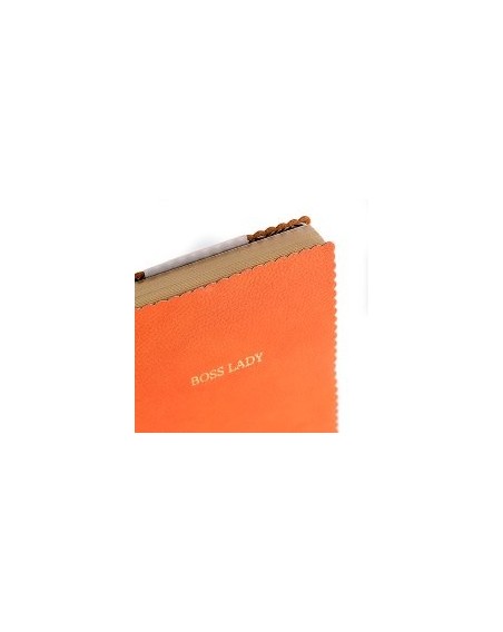 Notizbuch Schreibkladde "Boss Lady" Majoie, Orange, A5 240 Seiten