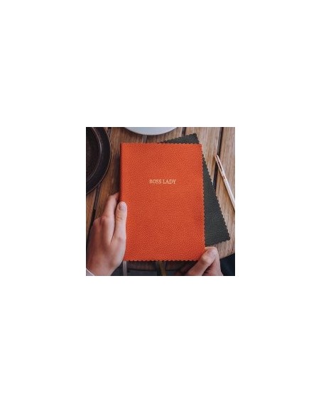 Notizbuch Schreibkladde "Boss Lady" Majoie, Orange, A5 240 Seiten