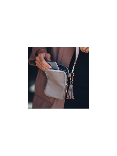 Handytasche Umhängetasche Cellybag Majoie Taupe