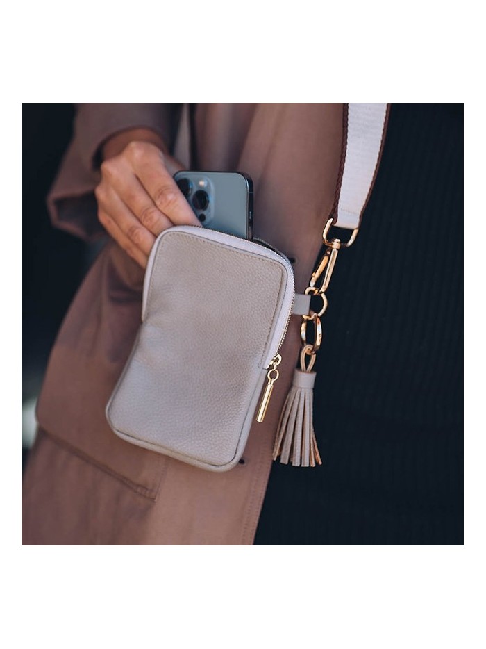 Handytasche Umhängetasche Cellybag Majoie Taupe
