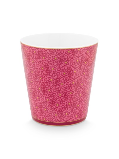 Flower Festival 4er Set Tassen im Geschenkkarton, 230ml, dunkelpink