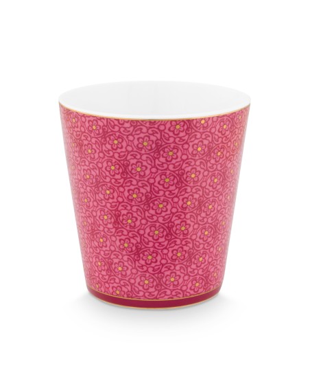 Flower Festival 4er Set Tassen im Geschenkkarton, 230ml, dunkelpink