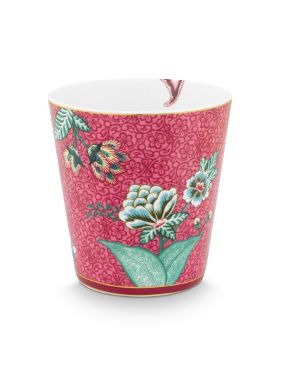 Flower Festival 4er Set Tassen im Geschenkkarton, 230ml, dunkelpink