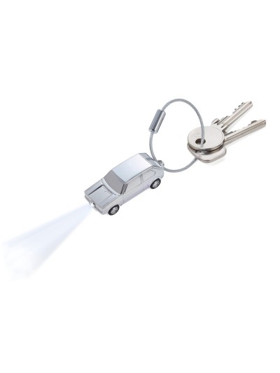 Schlüsselanhänger VW GOLF GTI 1976 mit LED Licht