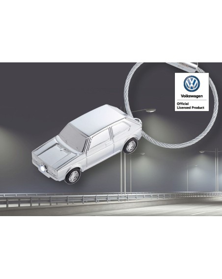 Schlüsselanhänger VW GOLF GTI 1976 mit LED Licht
