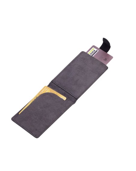 Kreditkartenetui Velvet Safe mit Ausleseschutz und Magnetclip