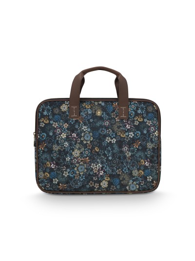 Laptop Tasche Olivia Tutti i Fiori Blau 40x30x2,5 cm