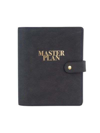 Notizbuch Schreibkladde ''Masterplan''  Majoie 240 Seiten A5 Schwarz