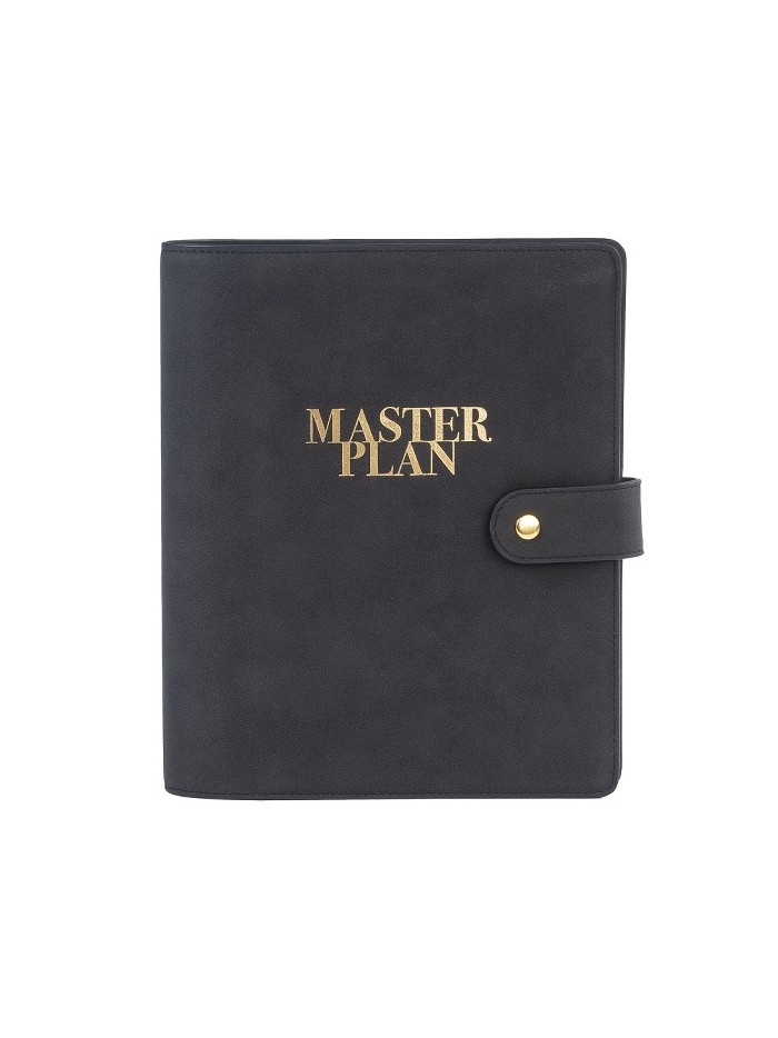 Notizbuch Schreibkladde ''Masterplan''  Majoie 240 Seiten A5 Schwarz