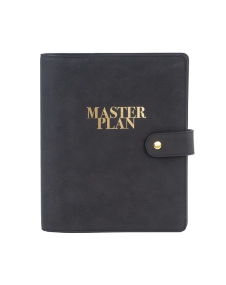 Notizbuch Schreibkladde ''Masterplan''  Majoie 240 Seiten A5 Schwarz
