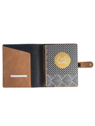 Notizbuch Schreibkladde ''Paris-New York-London''  Majoie 240 Seiten A5 Camel