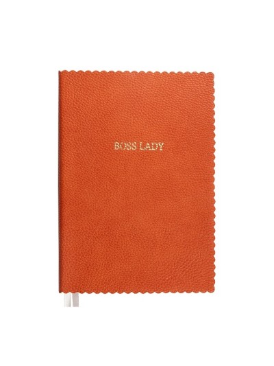 Notizbuch Schreibkladde "Boss Lady" Majoie, Orange, A5 240 Seiten