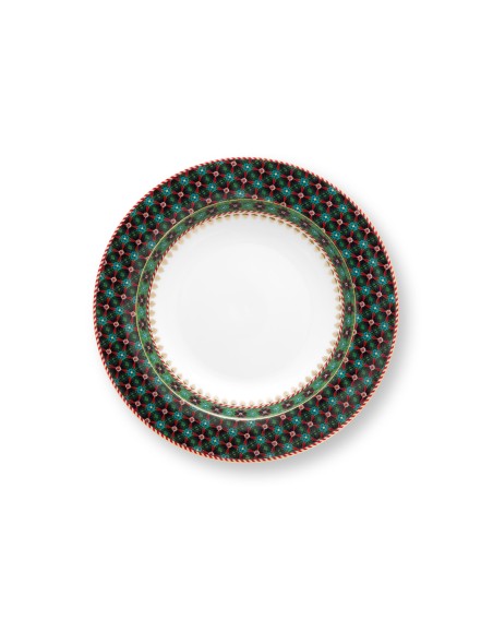 Clover Green Suppenteller  21,5 cm, grün