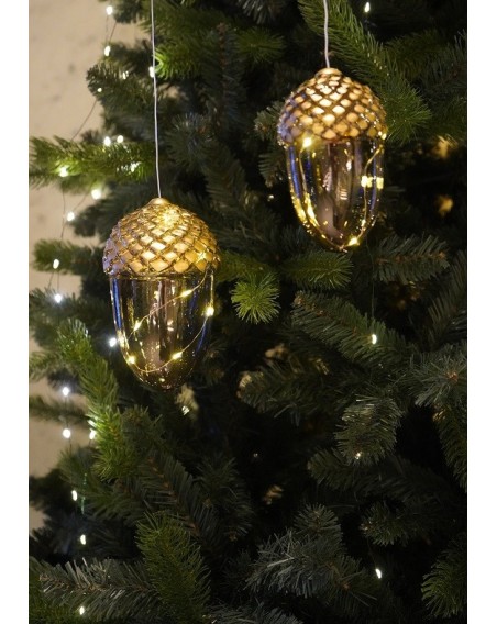 Sirius LED Tannenzapfen 16 cm "Celina Acorn" Glas, Batterie