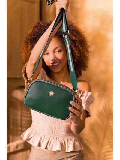 Pip Studio Umhängetasche - Handtasche Frida, Small Green 21 x 6 x 13 cm