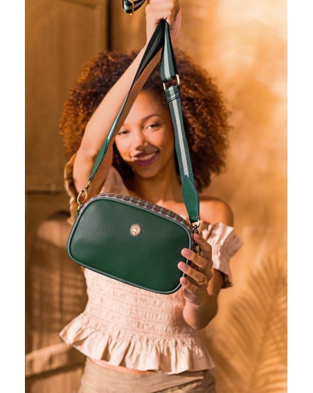Pip Studio Umhängetasche - Handtasche Frida, Small Green 21 x 6 x 13 cm