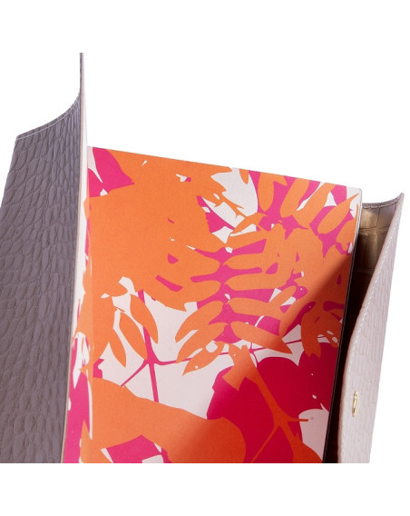 Notizbuch Kroko creme-natur Majoie, A5 240 Seiten