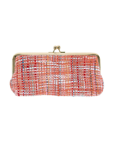 Kosmetiktasche Schmucktasche Clipbörse Majoie Aprikot  18x9cm