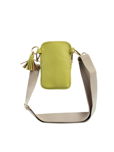 Cellybag Handytasche Majoie Leder-Optik Lime 17x10,5x2cm