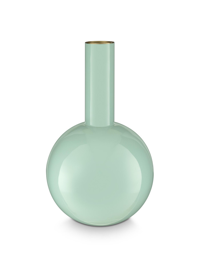 Pip Studio Vase Metall Medium Blue 19x33cm Pip Studio Vase Metall Medium Blue 19x33cm