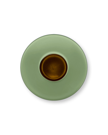 Pip Studio Vase Metall Mid Green 32cm